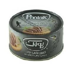 کنسرو تن ماهی در روغن با طعم دودی 180 گرم پولک